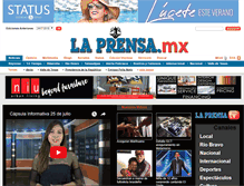 Tablet Screenshot of laprensa.mx