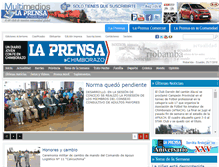 Tablet Screenshot of laprensa.com.ec