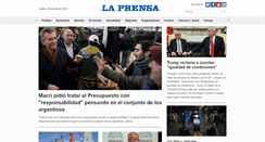 Desktop Screenshot of laprensa.com.ar