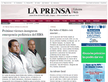 Tablet Screenshot of laprensa.com.uy