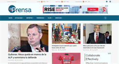 Desktop Screenshot of laprensa.com.bo