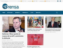 Tablet Screenshot of laprensa.com.bo